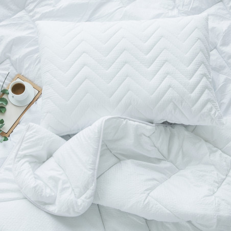 Bedding set Seersucker | White