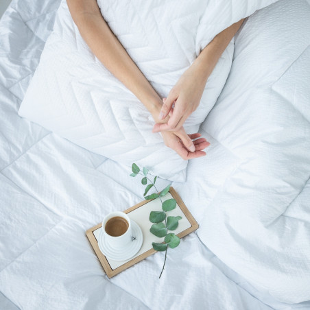 Bedding set Seersucker | White