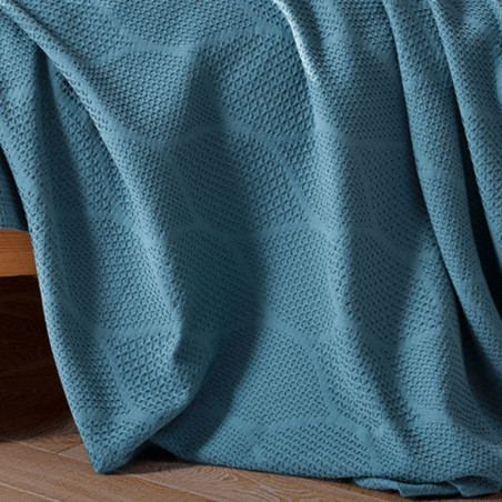 Lovatiesė su pagalvių užvalkalais VIRA Blue | Mėlyna | namu-tekstile | NMF Home