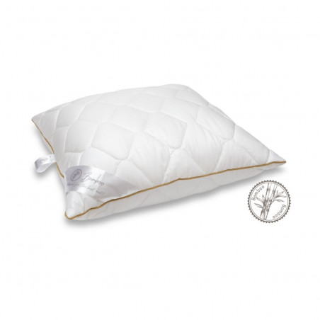 Pillow with bamboo