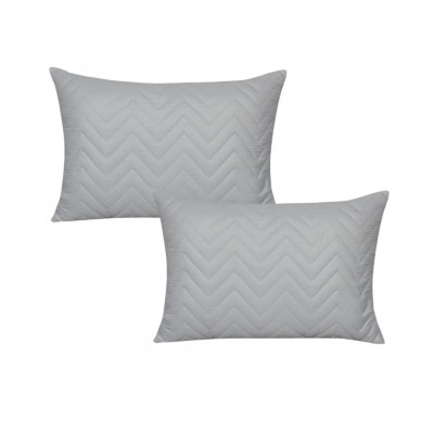 Pillow set Seersucker Grey