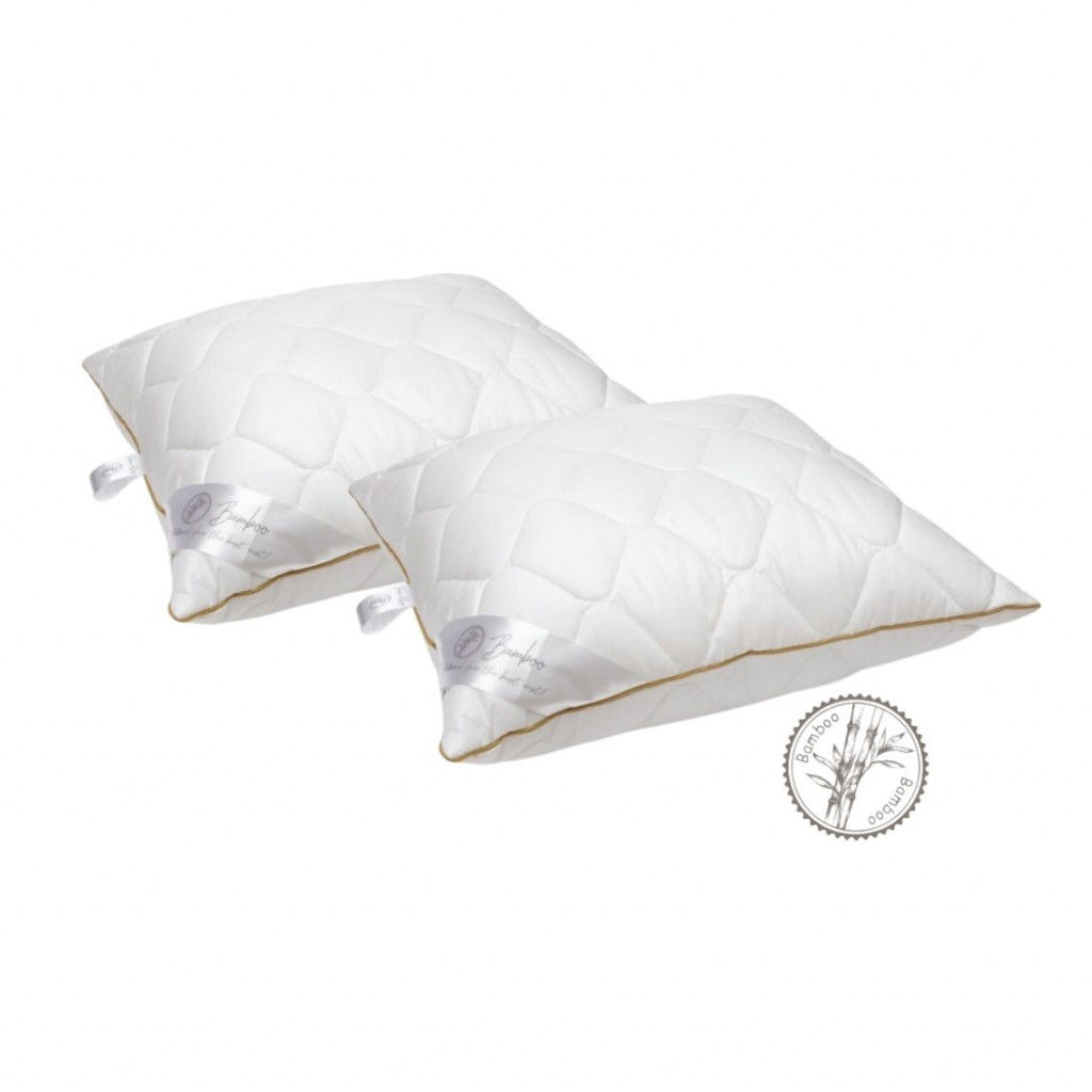 Pillow set with bamboo