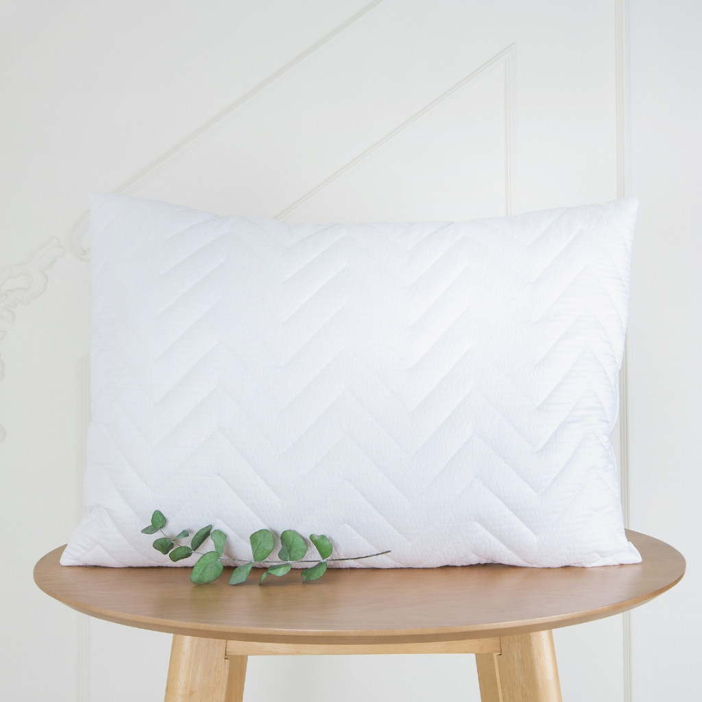 Pillow set Seersucker | White