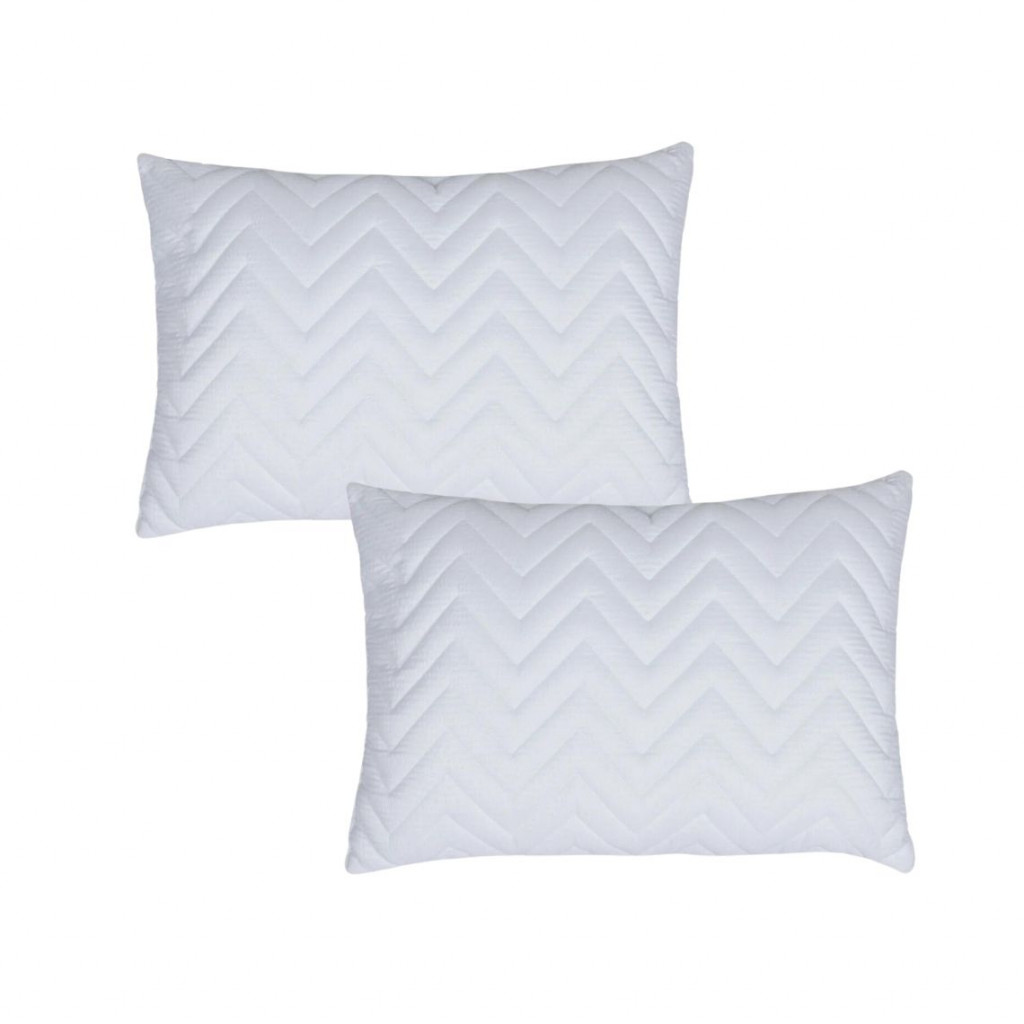 Pillow set Seersucker | White
