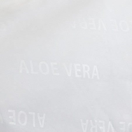 Bed linen set with Aloe Vera print White