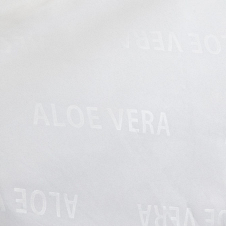 Patalynės užvalkalų komplektas Su Aloe Vera Printu Baltas | namu-tekstile | NMF Home
