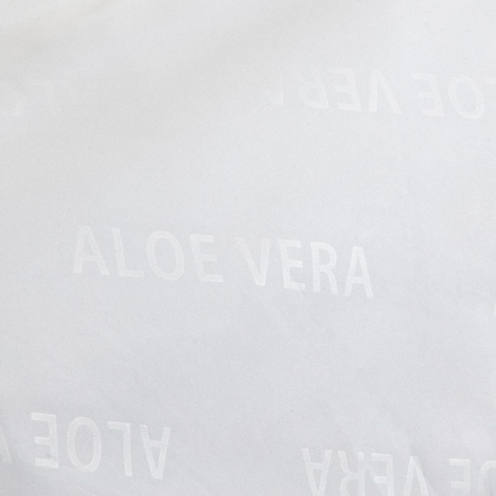 Bed linen set with Aloe Vera print White Bed linen set with Aloe Vera print White