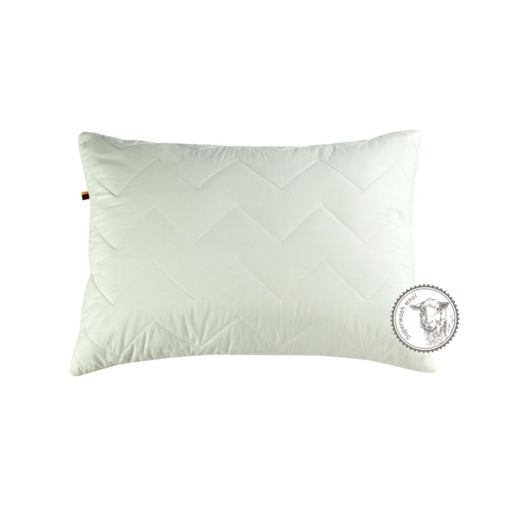 Pillow with sheep's wool