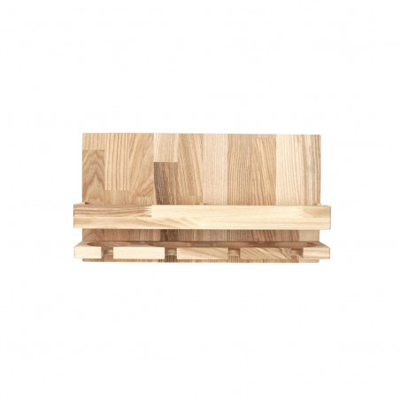 Wine Bottle and Cup Holder/Shelf (Light)