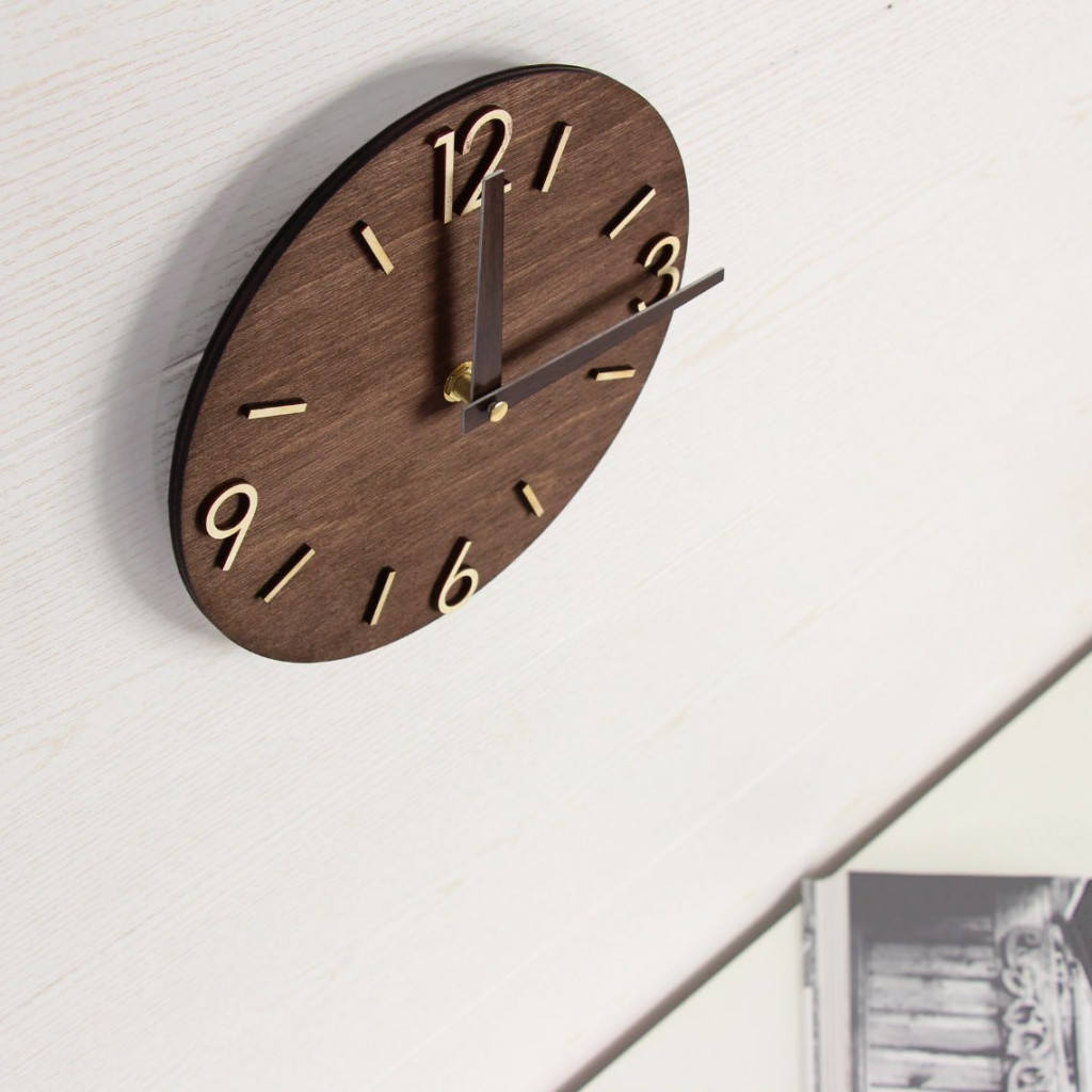 Round Wooden Clock Round Wooden Clock