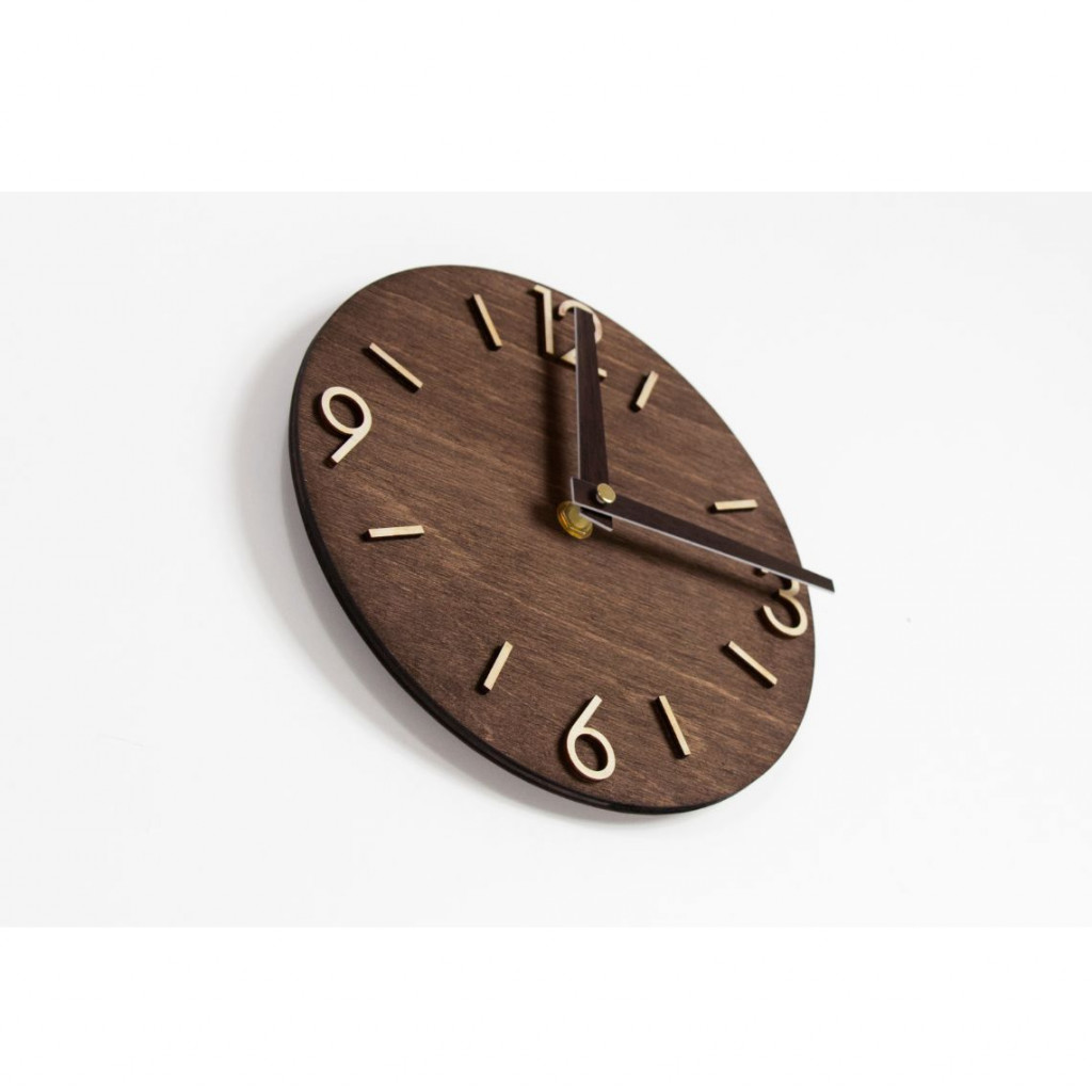 Round Wooden Clock Round Wooden Clock