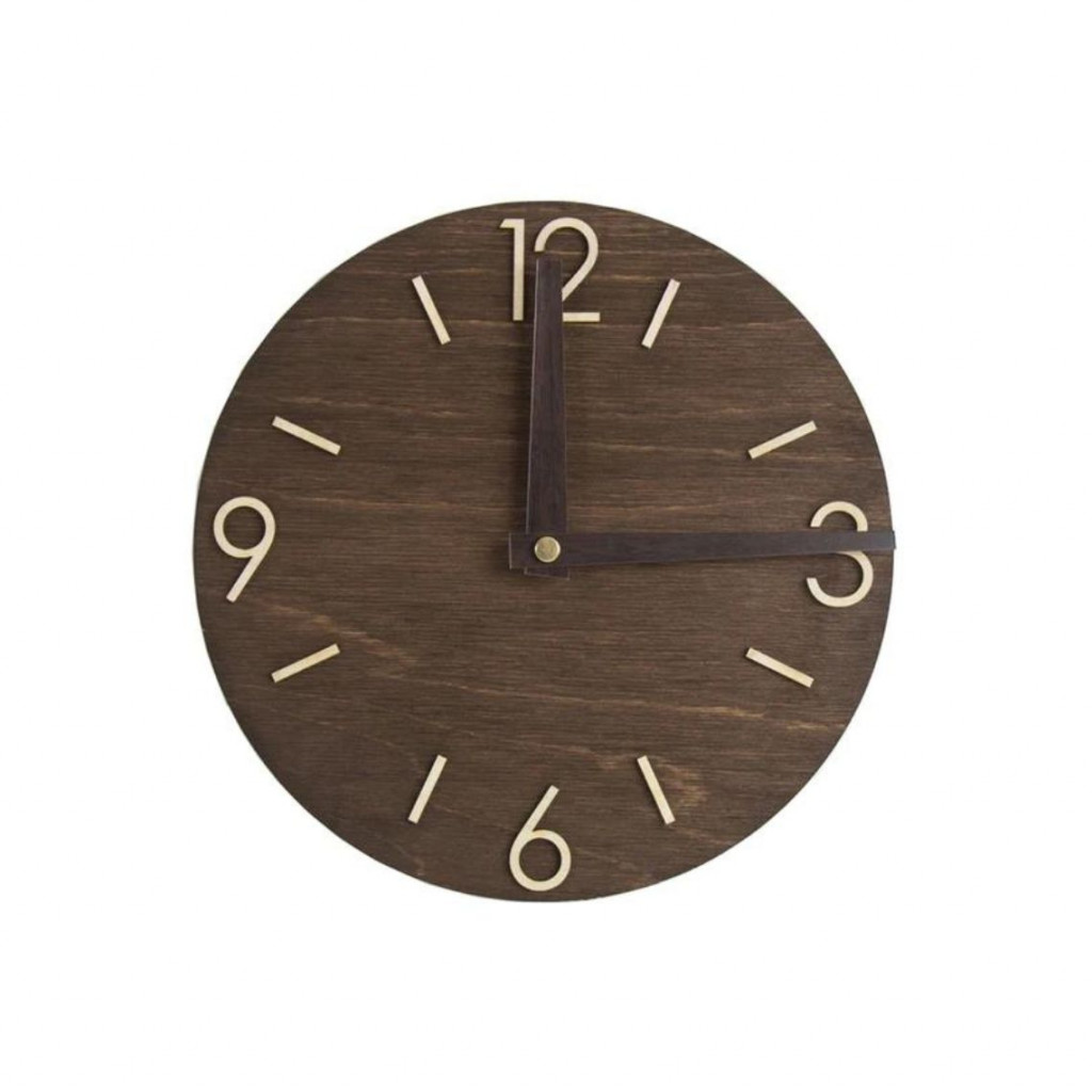 Round Wooden Clock Round Wooden Clock