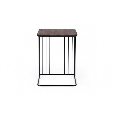 Sānu galdiņš blakus dīvānam Elegant 3 | Tumšs ozols