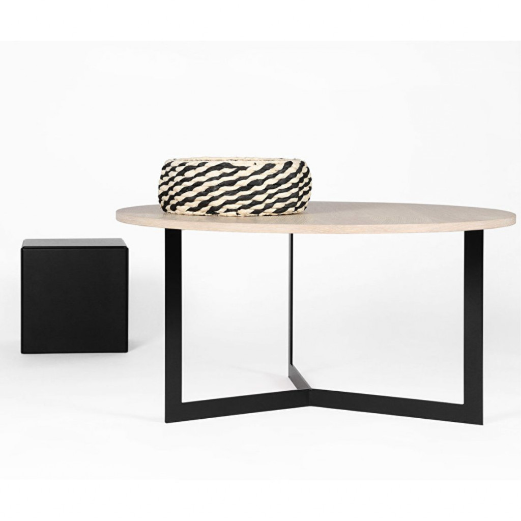 Round coffee table Manu | Light Round coffee table Manu | Light