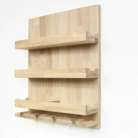 Bright Wine Bottle Shelf