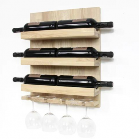 Bright Wine Bottle Shelf