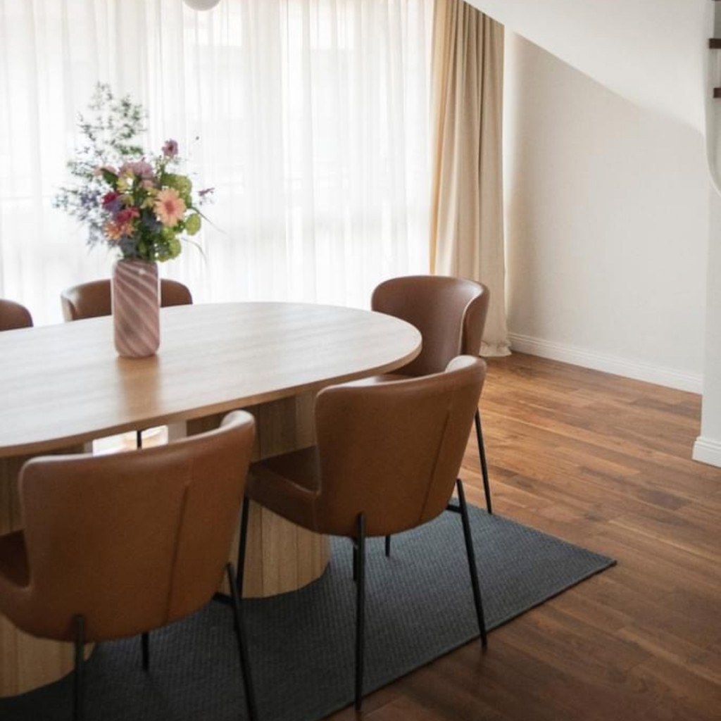 Long dining table Revolve Light Oak Long dining table Revolve Light Oak