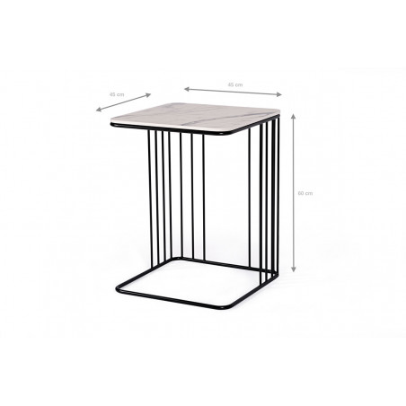 Elegant Marble side table for sofa