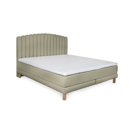 Bed with mattress Bolero | Beige