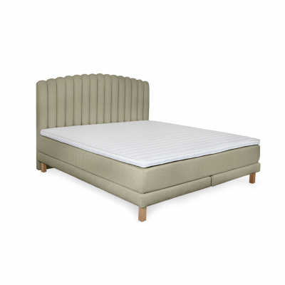 Bed with mattress Bolero | Beige
