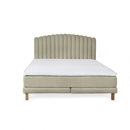 Bed with mattress Bolero | Beige