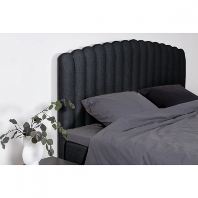 Bed with mattress Bolero | Black