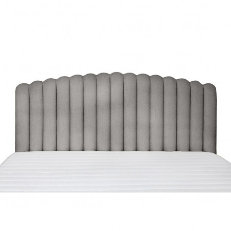 Bed with mattress Bolero | Light grey