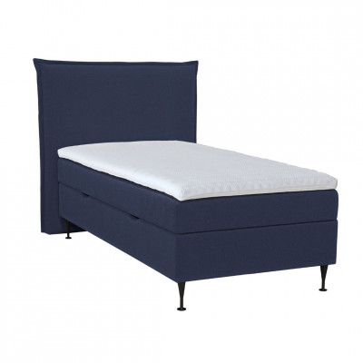 Bed with mattress JAN | Dark blue