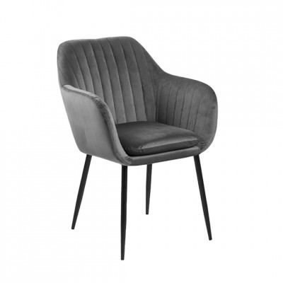 Kėdė Emilia | Tamsiai pilka | valgomojo-kedes | NMF Home