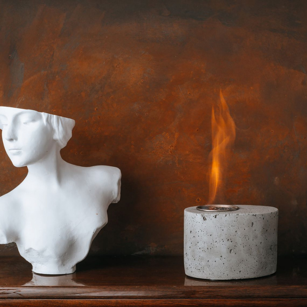 Bio fire pit FLAMO | Grey