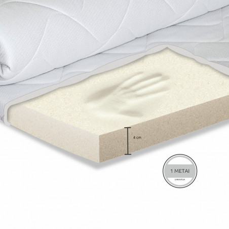 Memory mattress pad