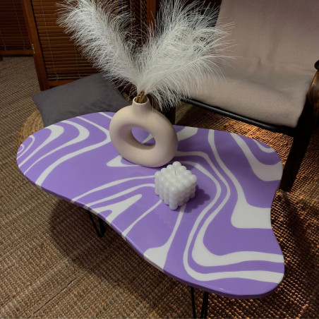 Kavos staliukas “Purple Waves” | stalai | NMF Home