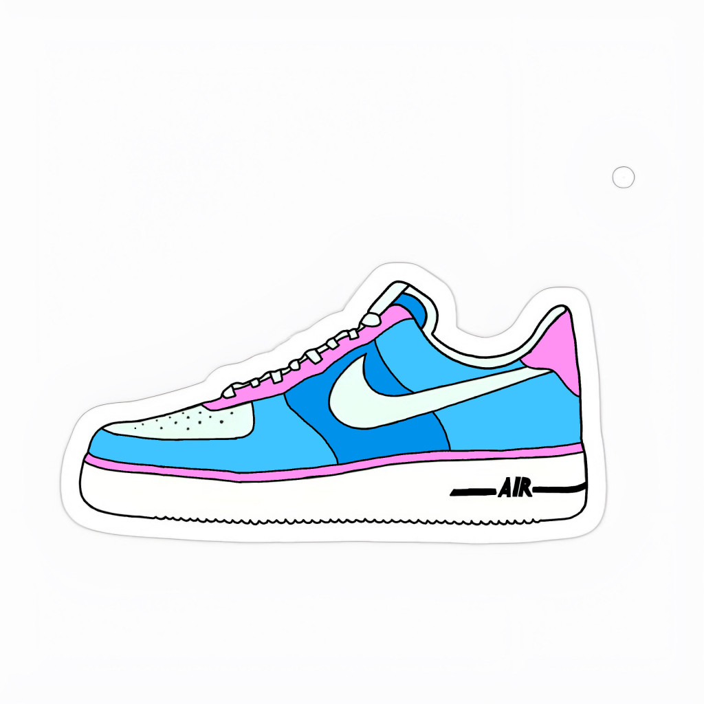 Kilimas Nike AF1 | Žydra | kilimai | NMF Home