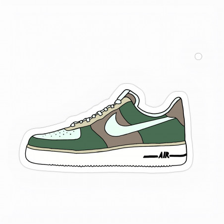 Kilimas Nike AF1 | Žalia