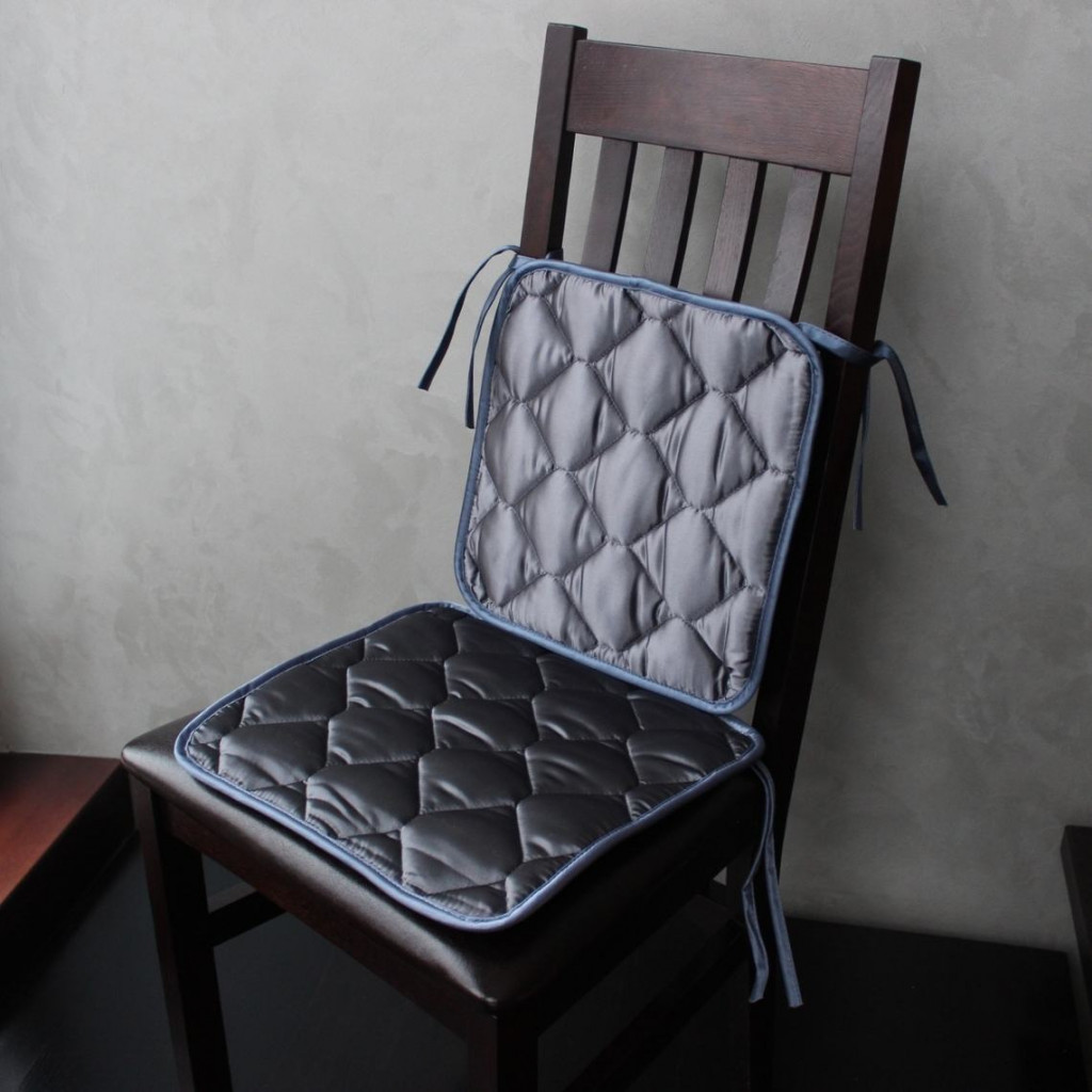 Kėdės pagalvėlė | Sateen pilka | kedziu-pagalveles | NMF Home