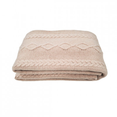 Merino wool plaid | Cappuccino
