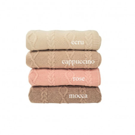 Merino wool plaid | Cappuccino