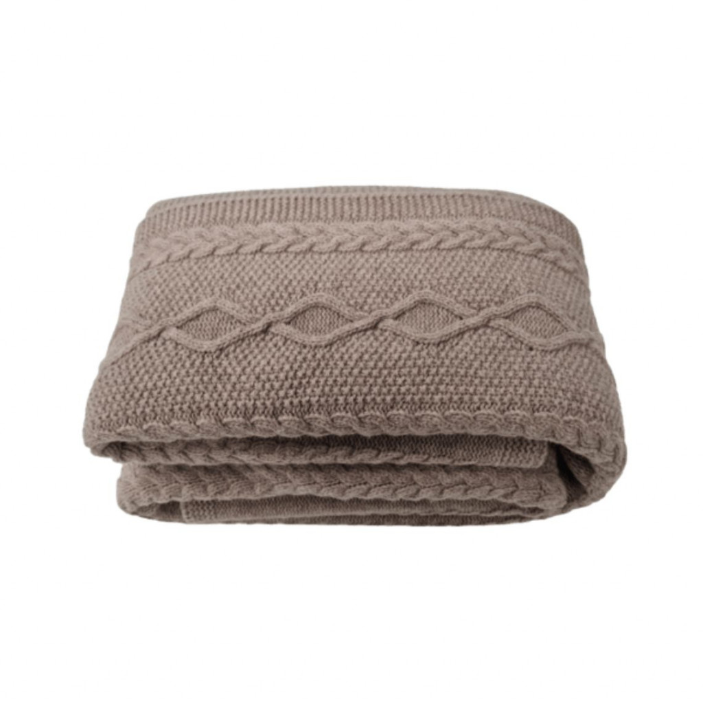 Merino wool plaid | Mocca Merino wool plaid | Mocca