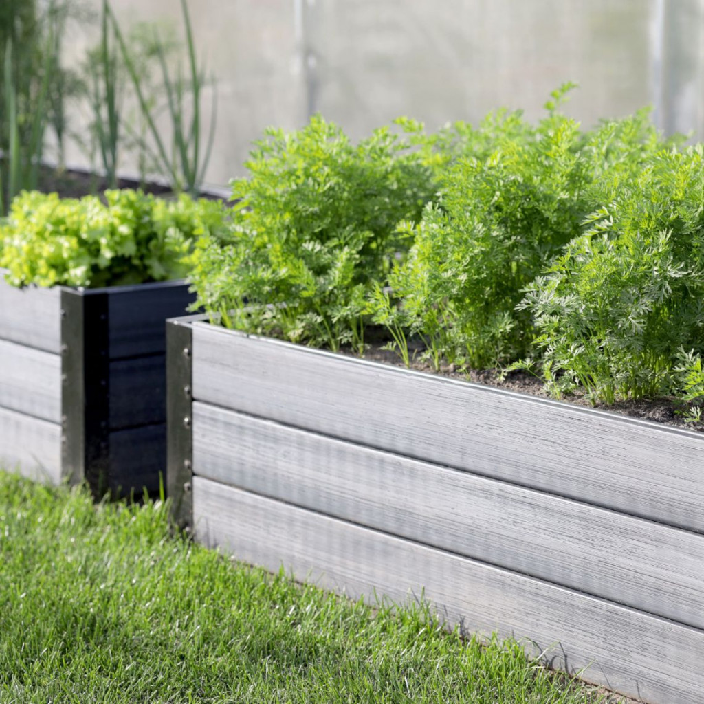 PS folding raised garden bed | Anthracite PS folding raised garden bed | Anthracite