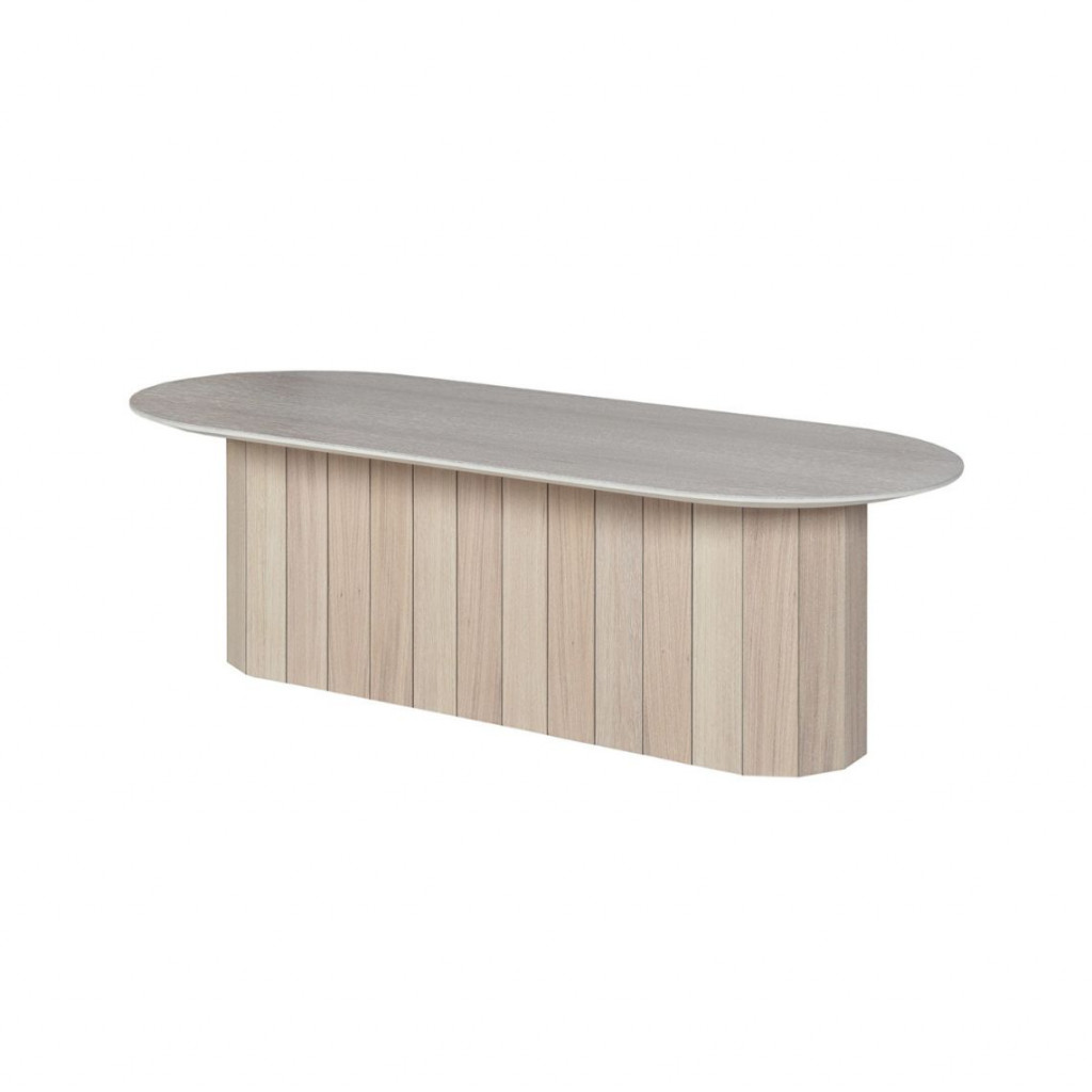 Revolve long coffee table | Bleached oak Revolve long coffee table | Bleached oak