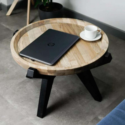 Šviesus Medinis Kavos staliukas | stalai | NMF Home