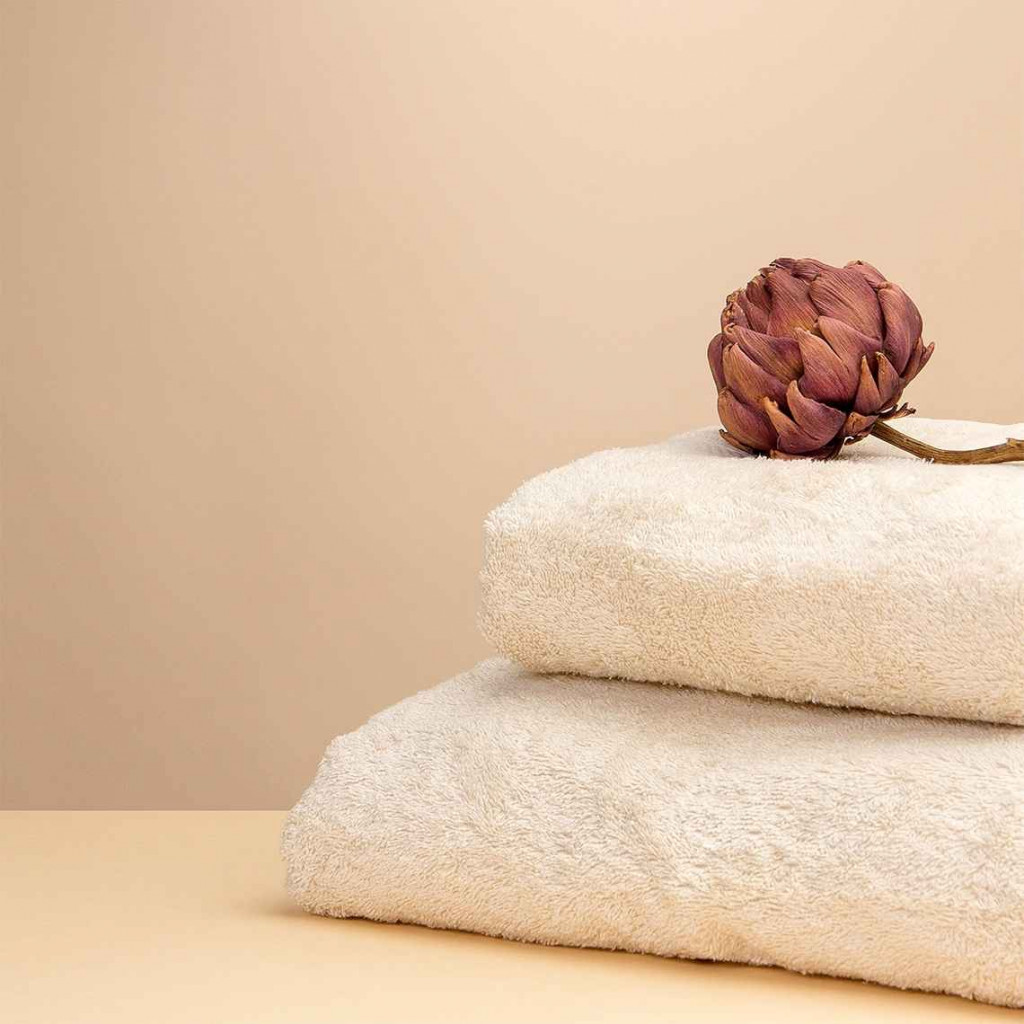 Cotton towel set 2pcs. | Cream Cotton towel set 2pcs. | Cream