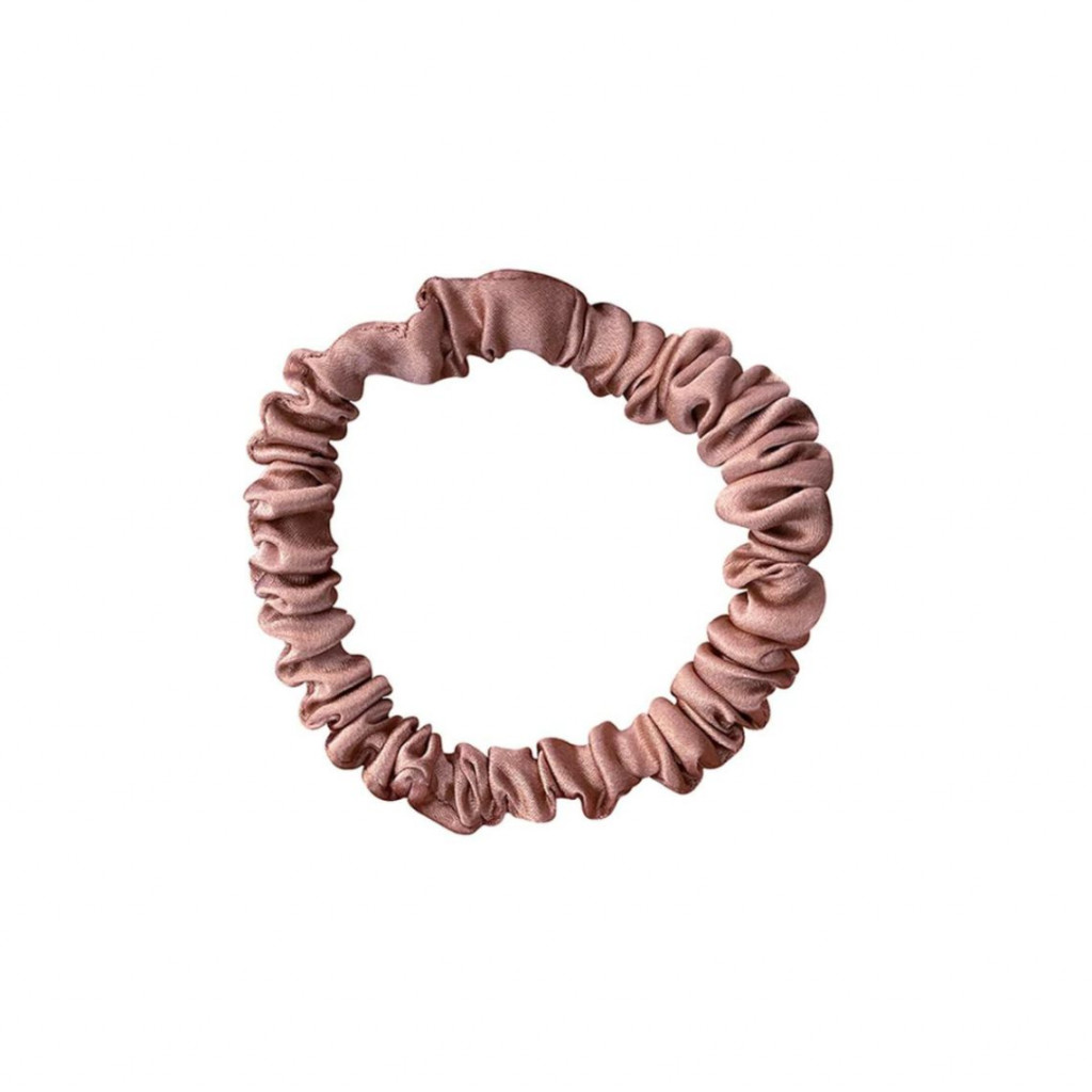 Резинка для волос из натурального шелка Mulberry | пепельно-розовая Резинка для волос из натурального шелка Mulberry | пепельно-розовая