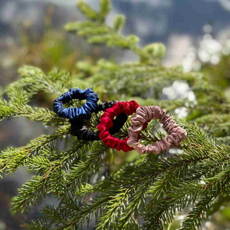 Natural Mulberry Silk Hair Band | Ash pink