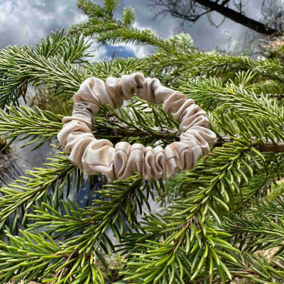 Natural Mulberry Silk Hair Band | Creamy