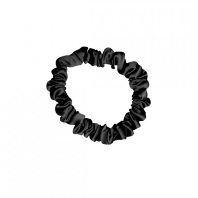 Natural Mulberry Silk Hair Band | Black