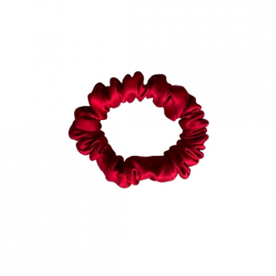 Natural Mulberry Silk Hair Band | Red