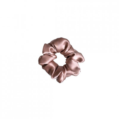 Natural mulberry silk big hair band | Ash pink