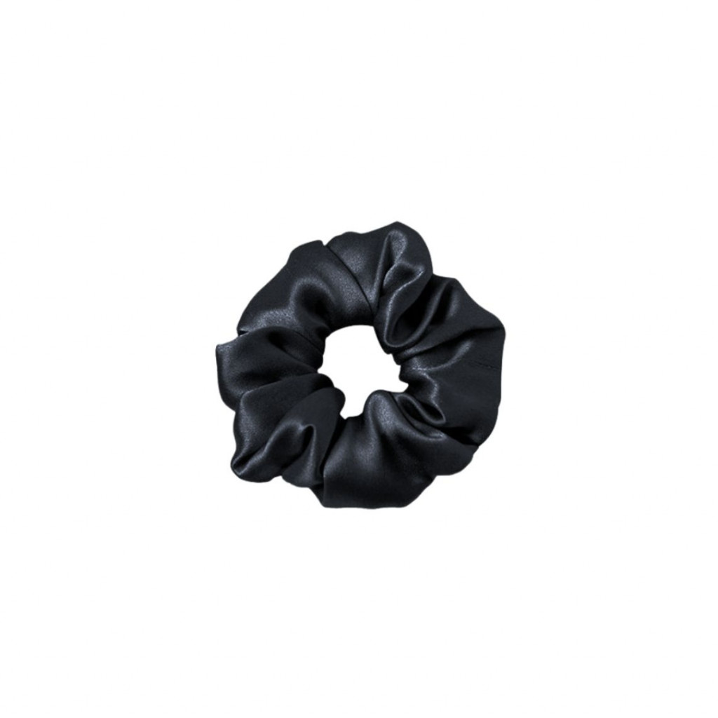 Natural mulberry silk big hair band | Black Natural mulberry silk big hair band | Black