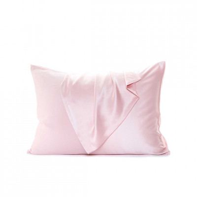 Šilkinis pagalvės užvalkalas | Rožinis